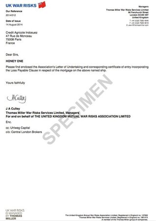 Letter of undertaking cover letter