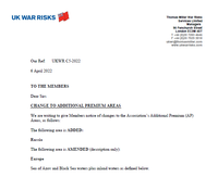 C5 2022 - AP Area Change - Russia, Sea of Azov & Black Sea Waters