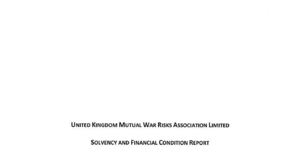 Solvency and Financial Condition Report ("SFCR")