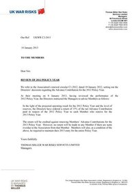 C2 2013 - Review of 2012 Policy Year